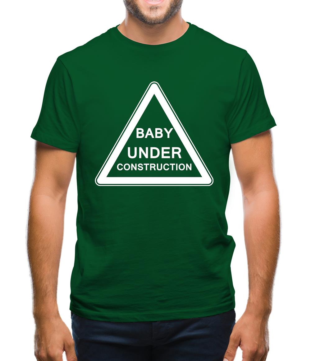 Baby Under Construction Mens T-Shirt