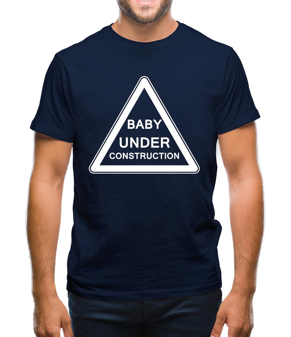Baby Under Construction Mens T-Shirt