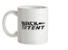 Back To The Tent Ceramic Mug