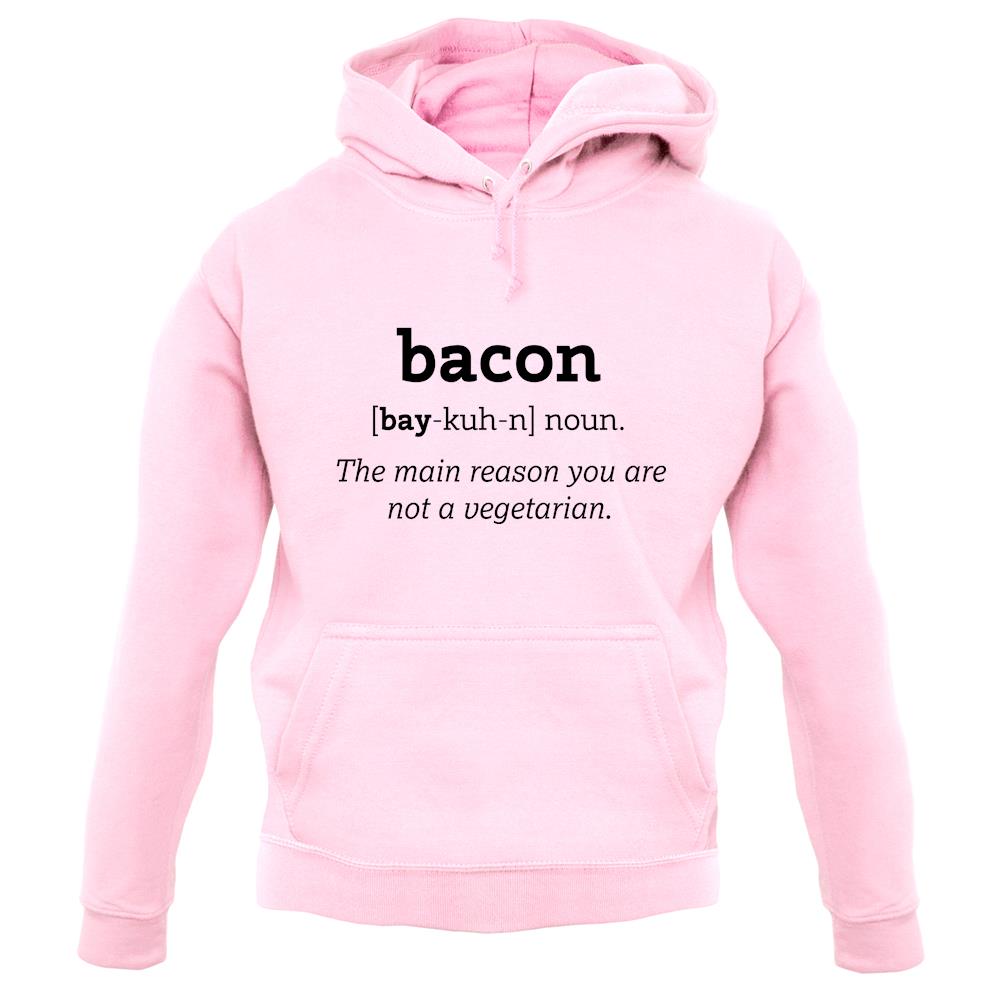 Bacon Definition unisex hoodie