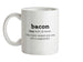 Bacon Definition Ceramic Mug
