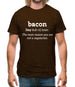 Bacon Definition Mens T-Shirt