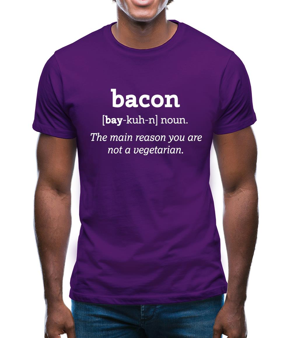 Bacon Definition Mens T-Shirt