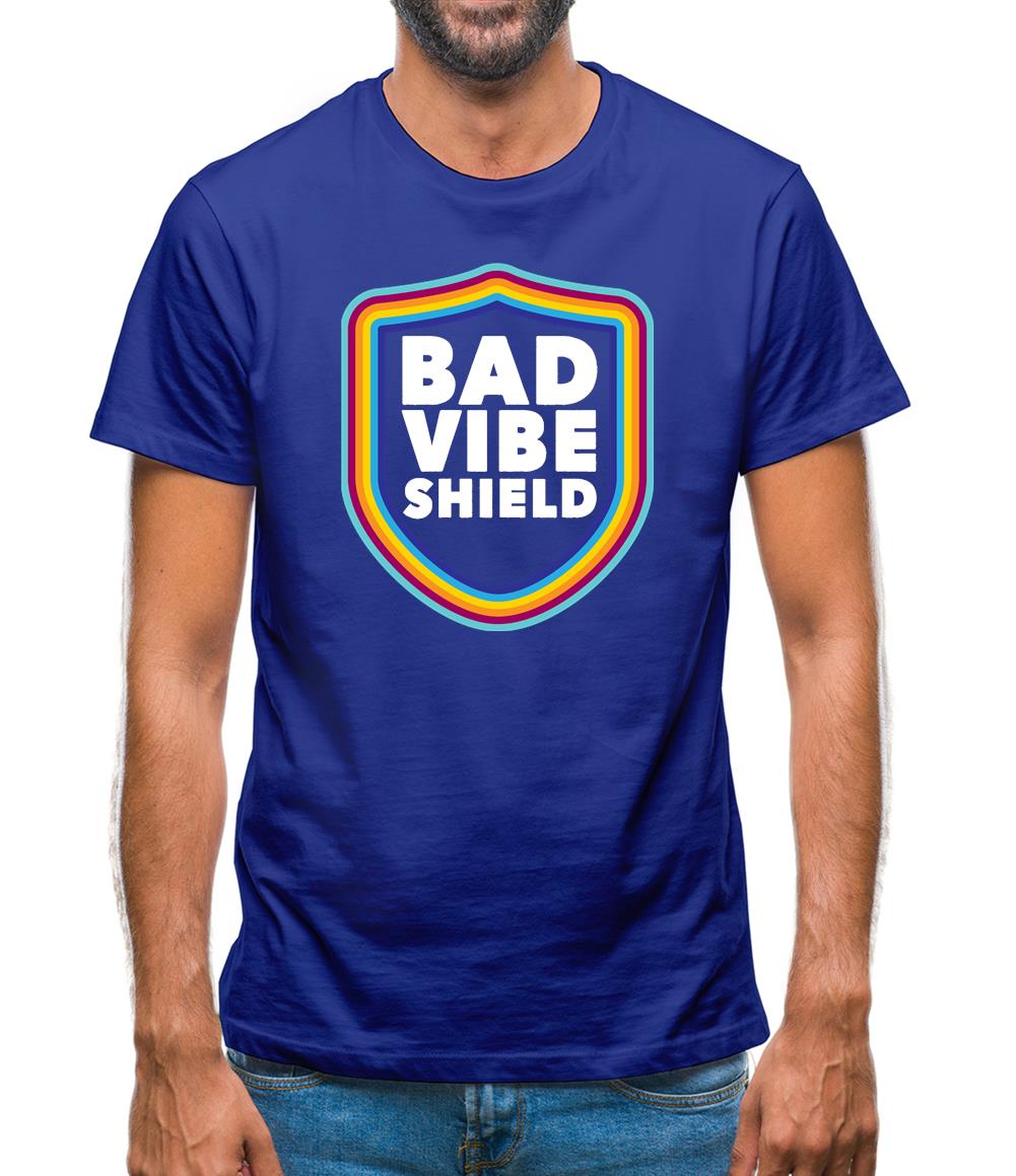 Bad Vibe Shield Mens T-Shirt