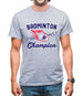 Badminton Champion Mens T-Shirt