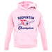 Badminton Champion Unisex Hoodie