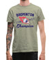 Badminton Champion Mens T-Shirt