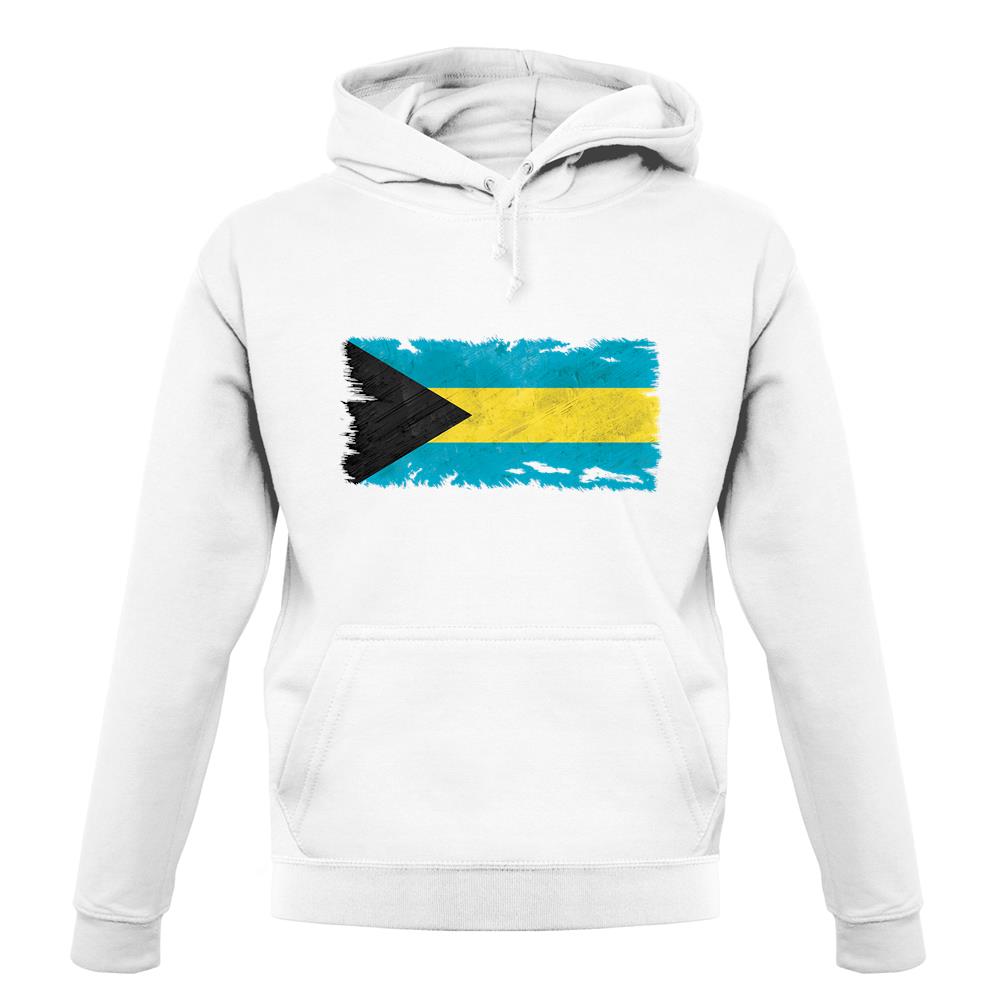 Bahamas, The Grunge Style Flag unisex hoodie