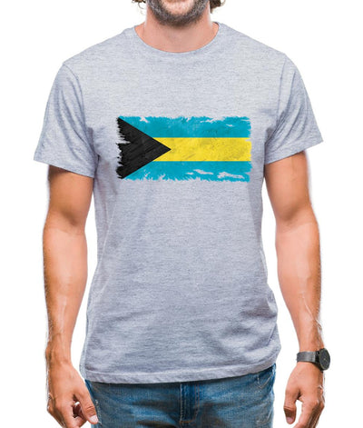 Bahamas, The Grunge Style Flag Mens T-Shirt