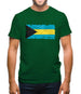 Bahamas, The Grunge Style Flag Mens T-Shirt