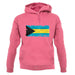 Bahamas, The Grunge Style Flag unisex hoodie