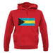 Bahamas, The Grunge Style Flag unisex hoodie