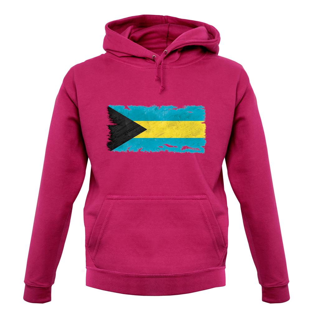 Bahamas, The Grunge Style Flag unisex hoodie