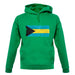 Bahamas, The Grunge Style Flag unisex hoodie