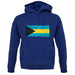 Bahamas, The Grunge Style Flag unisex hoodie