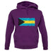 Bahamas, The Grunge Style Flag unisex hoodie