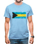 Bahamas, The Grunge Style Flag Mens T-Shirt