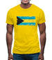 Bahamas, The Grunge Style Flag Mens T-Shirt