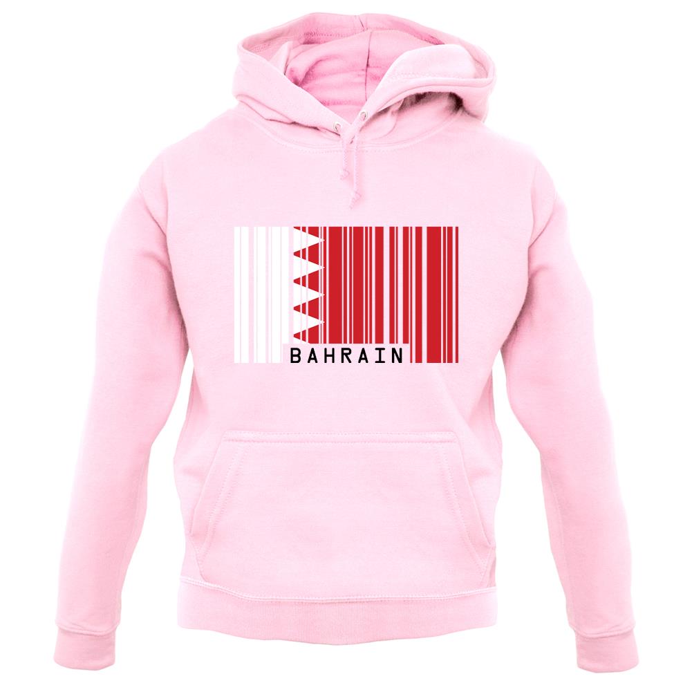 Bahrain Barcode Style Flag unisex hoodie