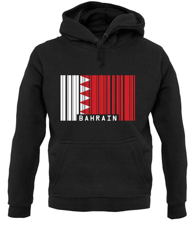 Bahrain Barcode Style Flag unisex hoodie