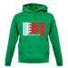 Bahrain Barcode Style Flag unisex hoodie