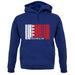 Bahrain Barcode Style Flag unisex hoodie