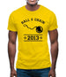 Ball & Chain Since 2013 Mens T-Shirt