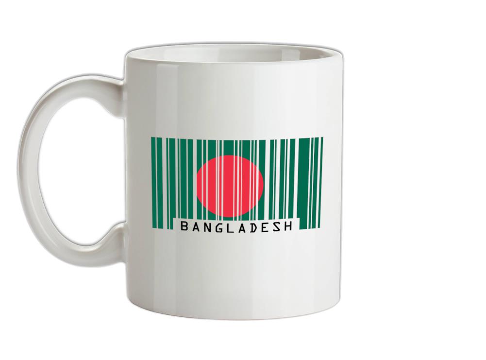 Bangladesh Barcode Style Flag Ceramic Mug