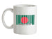 Bangladesh Barcode Style Flag Ceramic Mug