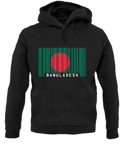 Bangladesh Barcode Style Flag unisex hoodie