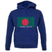 Bangladesh Barcode Style Flag unisex hoodie