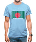 Bangladesh Barcode Style Flag Mens T-Shirt