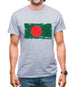 Bangladesh Grunge Style Flag Mens T-Shirt