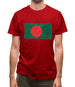 Bangladesh Grunge Style Flag Mens T-Shirt