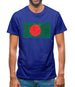 Bangladesh Grunge Style Flag Mens T-Shirt