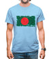 Bangladesh Grunge Style Flag Mens T-Shirt