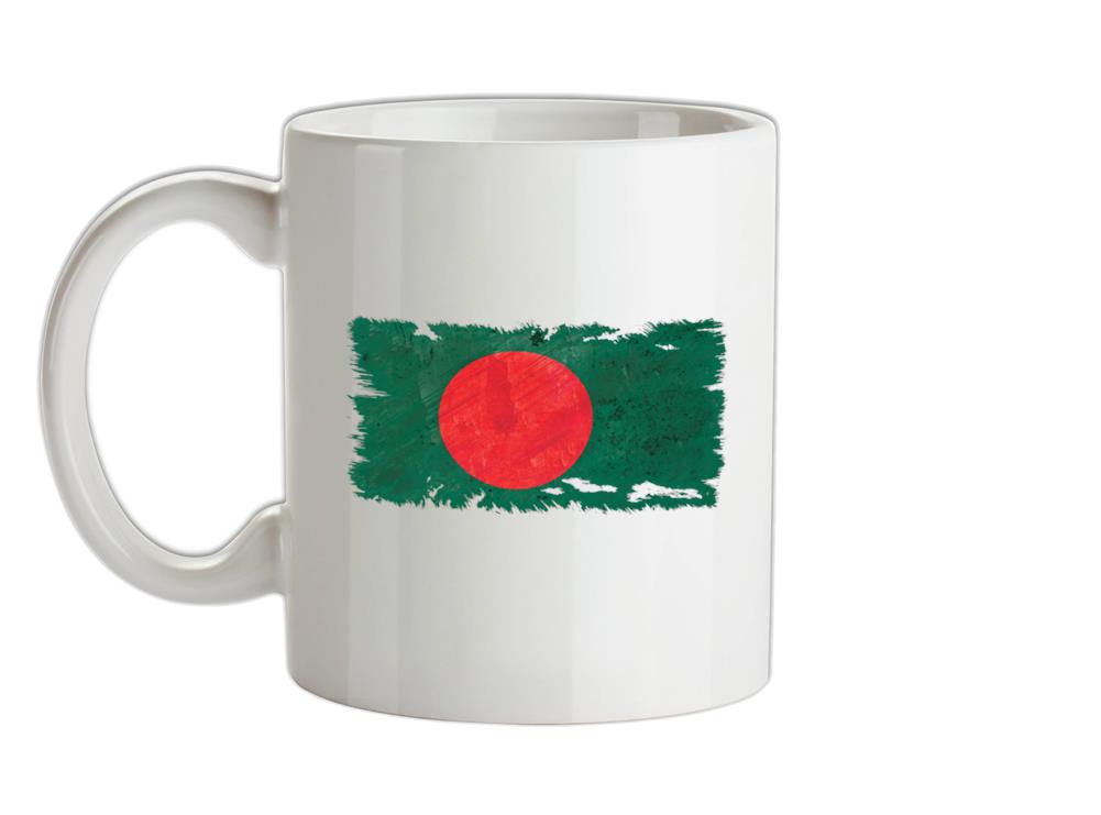 Bangladesh Grunge Style Flag Ceramic Mug