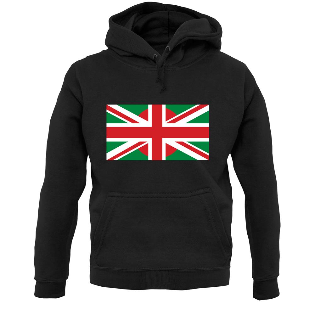 Bangladesh Union Jack Flag Unisex Hoodie