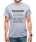 Bartender Definition Mens T-Shirt