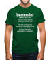Bartender Definition Mens T-Shirt