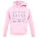 Basketball Court Diagram unisex hoodie