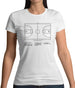 Basketball Court Diagram Womens T-Shirt