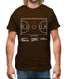 Basketball Court Diagram Mens T-Shirt