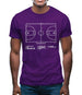 Basketball Court Diagram Mens T-Shirt