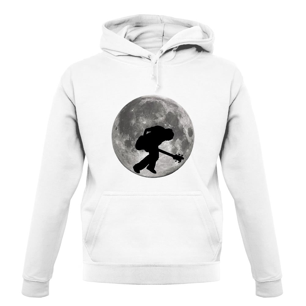 Bass Player Moon unisex hoodie