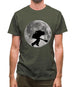 Bass Player Moon Mens T-Shirt