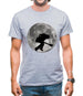 Bass Player Moon Mens T-Shirt