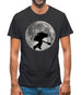 Bass Player Moon Mens T-Shirt