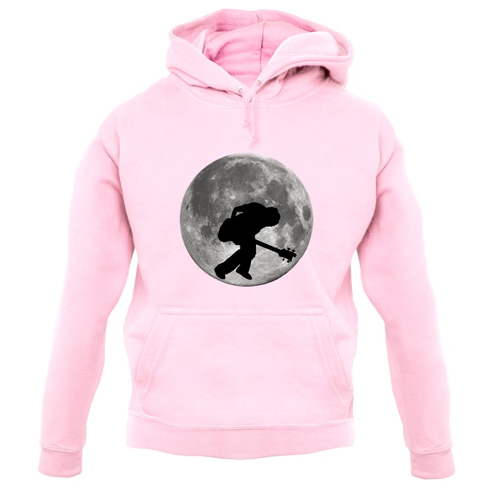 Bass Player Moon unisex hoodie
