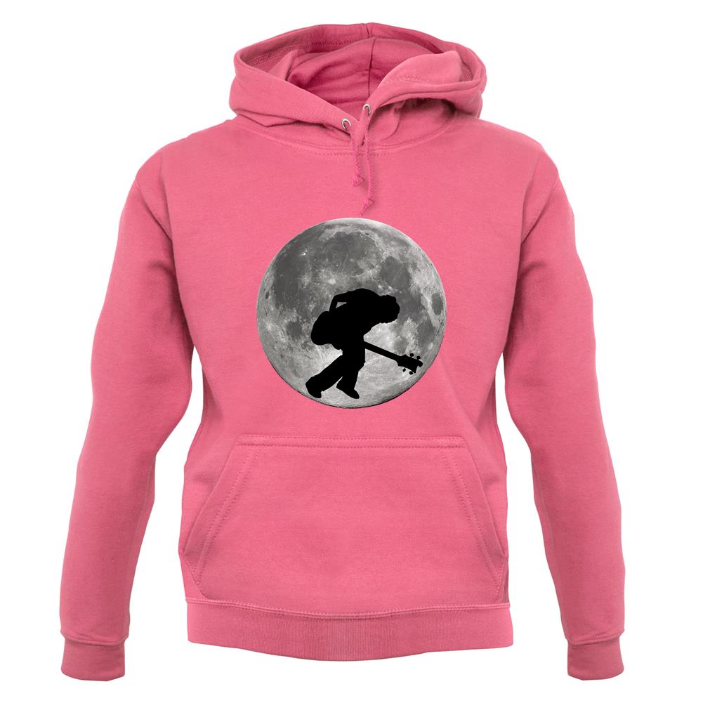 Bass Player Moon unisex hoodie